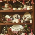 Vintage dishes and Christmas Image 1